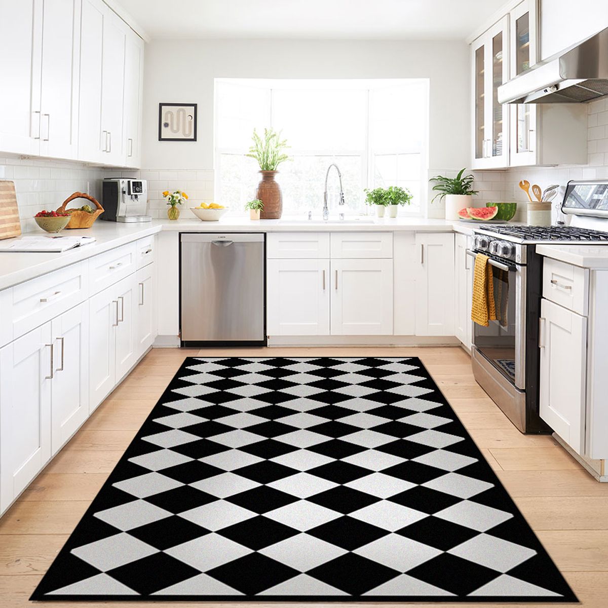 ALFOMBRA VINÍLICA LIVING ROMBO DAMA MEDIUM 70X100 CM - 7