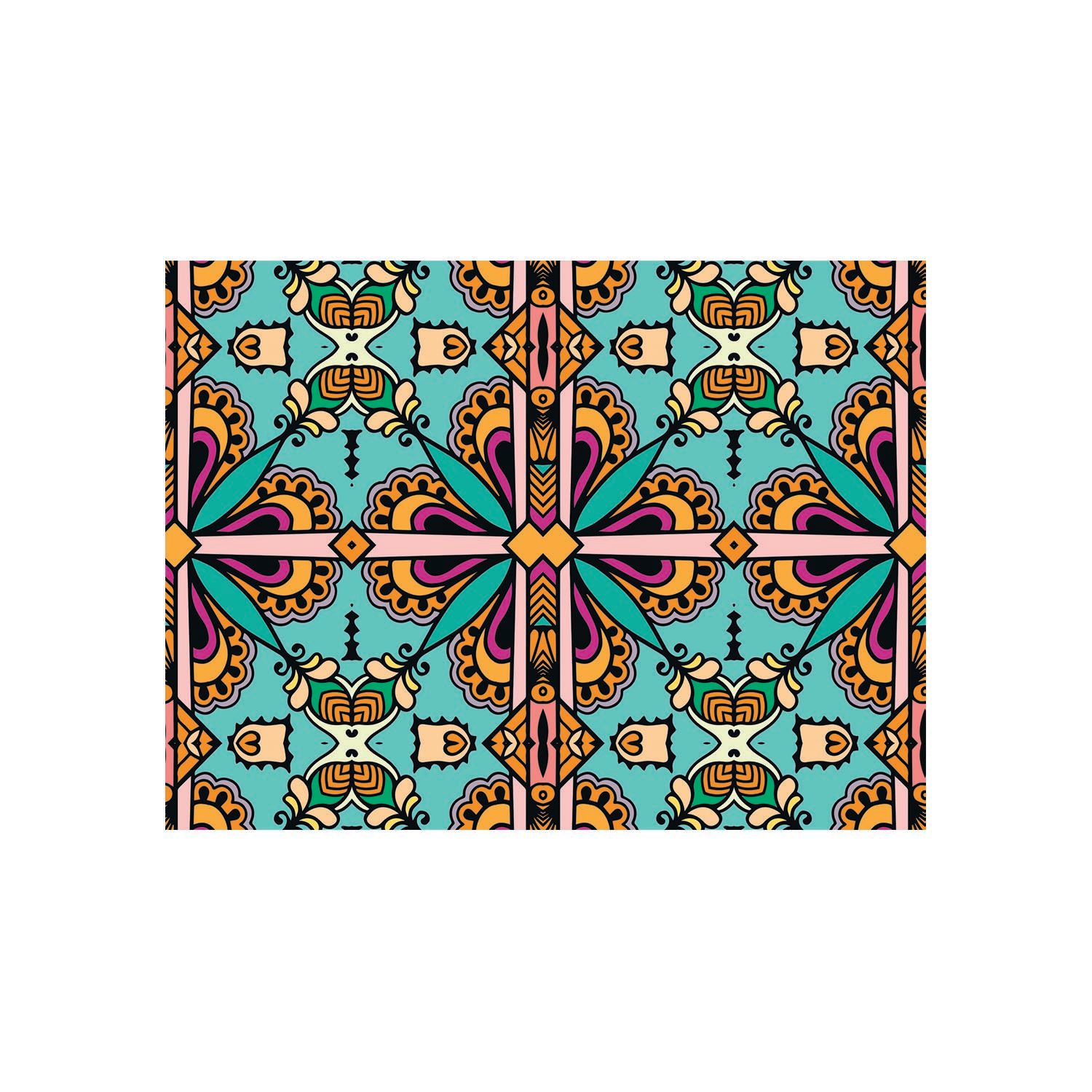 ALFOMBRA VINÍLICA LIVING MANDALA ÁRABE 140X180 CM - 1