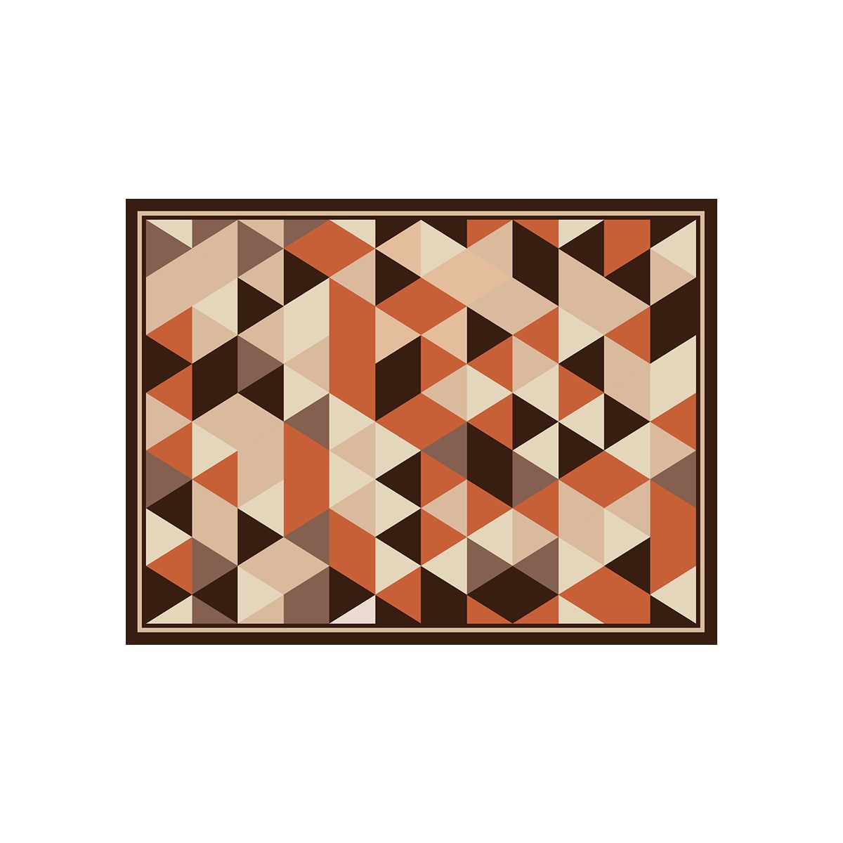 ALFOMBRA VINÍLICA PRISMA ROASTED PECAN 140X220 CM - 1