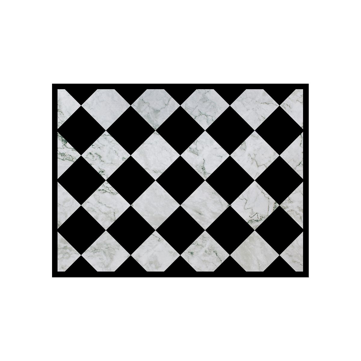 ALFOMBRA VINÍLICA ROMBO DAMA MEDIUM MARBLE 140X180 CM - 1