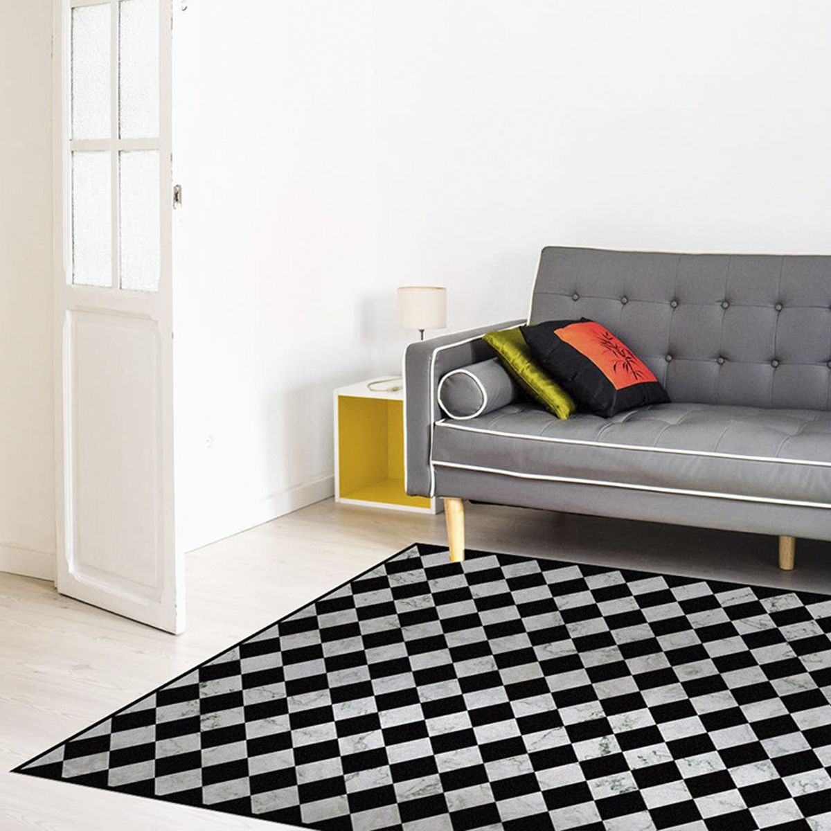 ALFOMBRA VINÍLICA ROMBO DAMA MEDIUM MARBLE 140X180 CM - 10