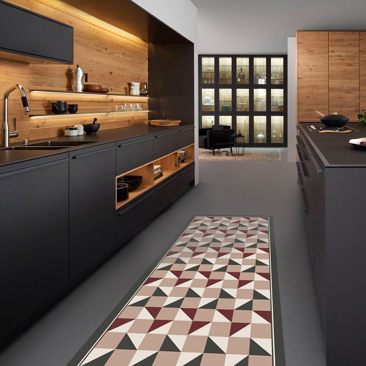 ALFOMBRA VINÍLICA LIVING TABLERO REDWOOD 70X100 CM - 5