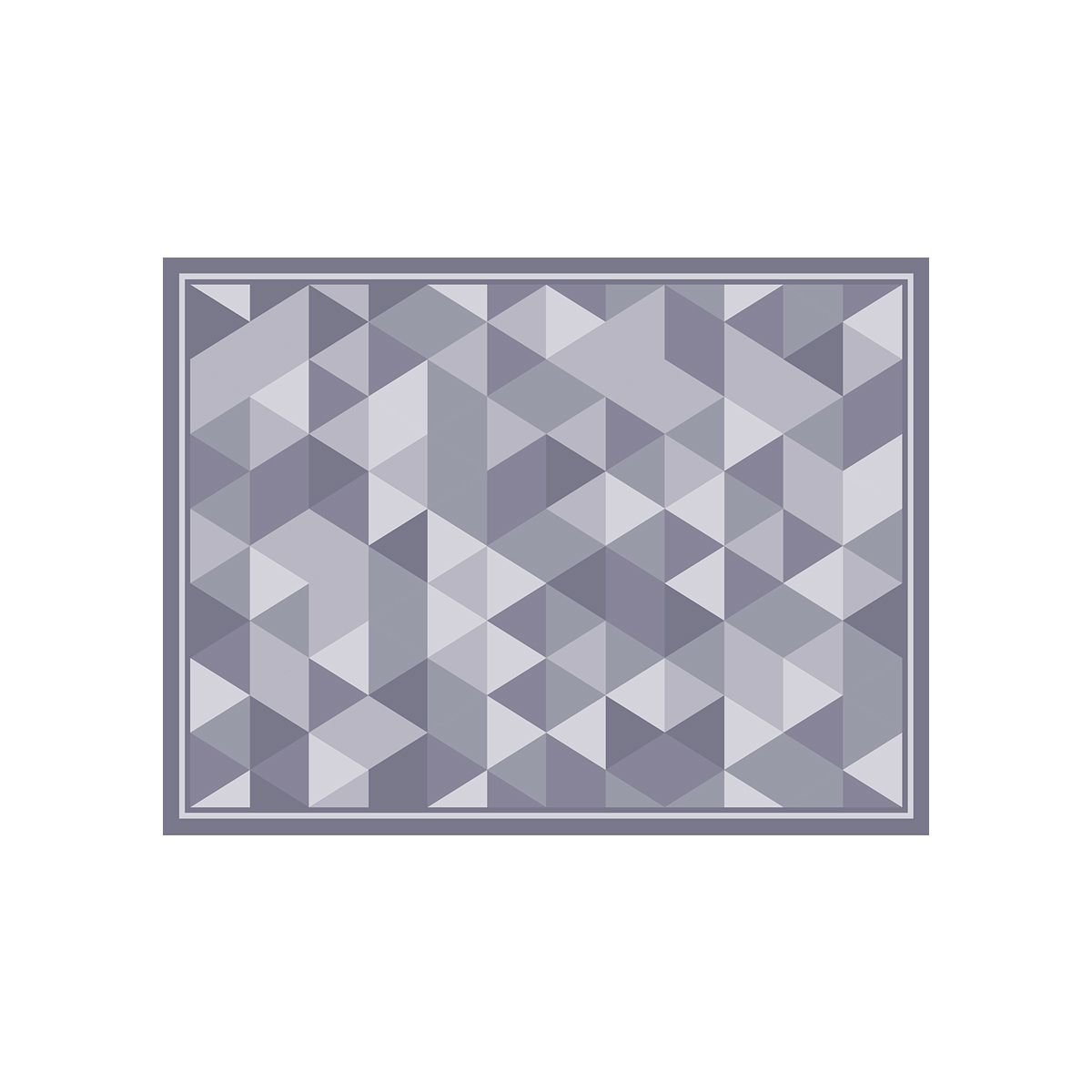 ALFOMBRA VINÍLICA LIVING PRISMA STEEL GREY 140X180 CM - 1
