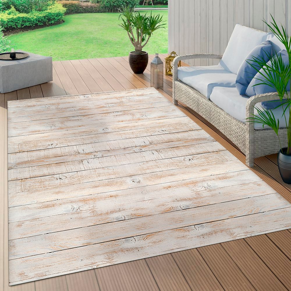 ALFOMBRA VINÍLICA MADERA VINTAGE NATURAL 140X220 CM - 7