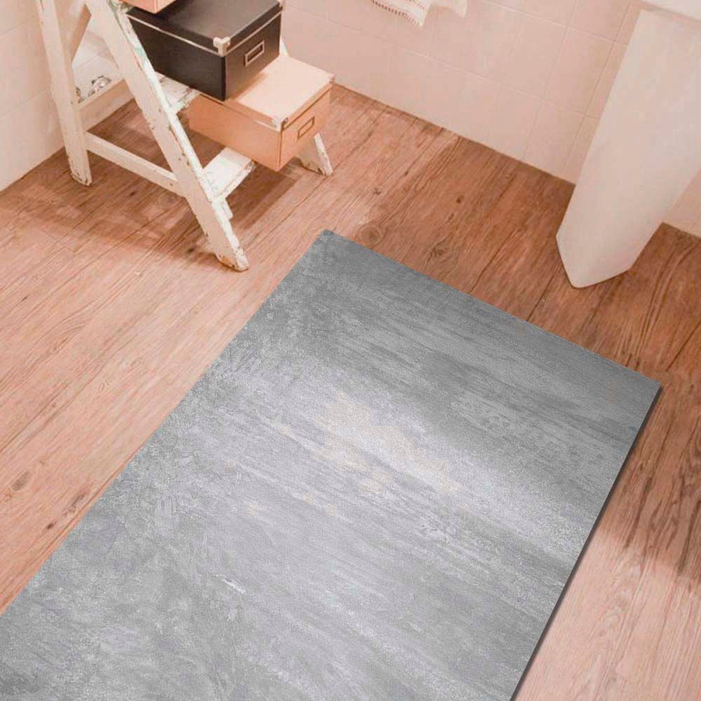ALFOMBRA VINÍLICA CEMENTO GRIS 140X160 CM - 4