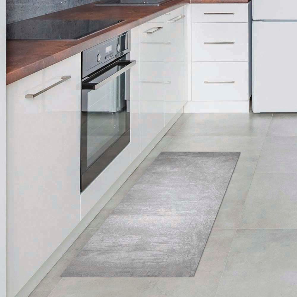 ALFOMBRA VINÍLICA CEMENTO GRIS 140X160 CM - 6