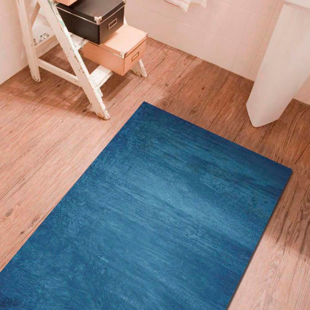 ALFOMBRA VINÍLICA  CEMENTO AZUL 140X220 CM - 4