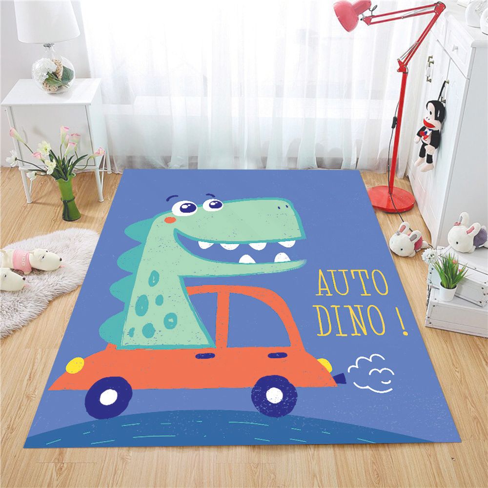 ALFOMBRA VINÍLICA INFANTIL AUTO DINO 110X140 CM - 3