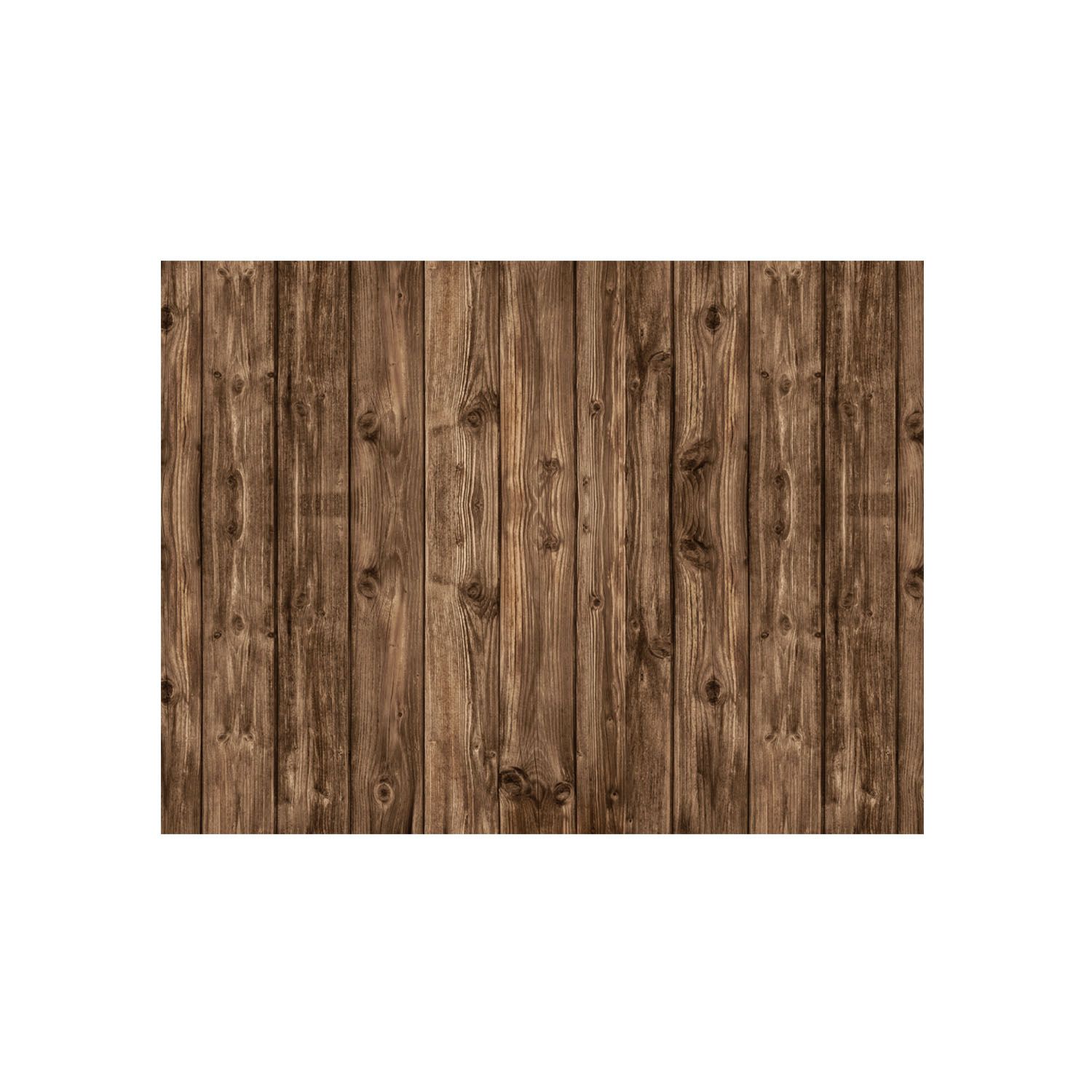 ALFOMBRA VINÍLICA MADERA RÚSTICA NOGAL 50X70 CM - 1