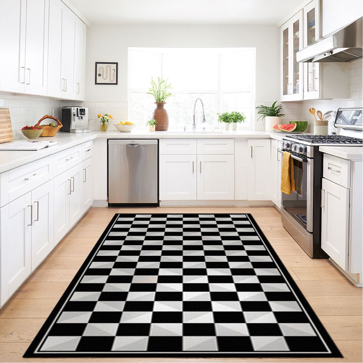 ALFOMBRA VINÍLICA  TABLERO BLACK MIRROR 140X160 CM - 7