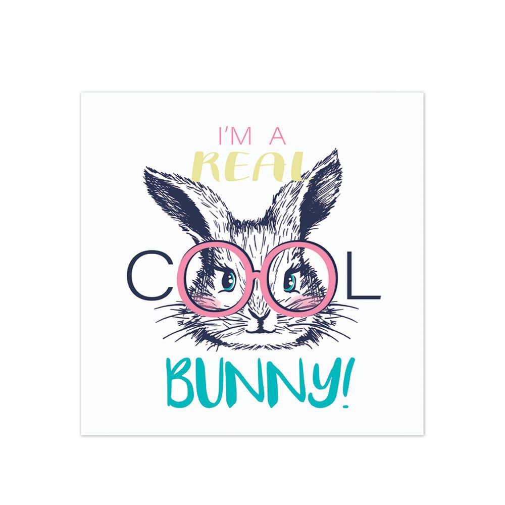 ALFOMBRA VINÍLICA PET COOL BUNNY 70X70 CM - 1
