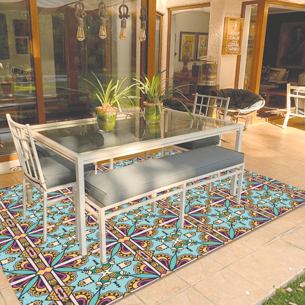 ALFOMBRA VINÍLICA LIVING MANDALA ÁRABE 70X140 CM - 6