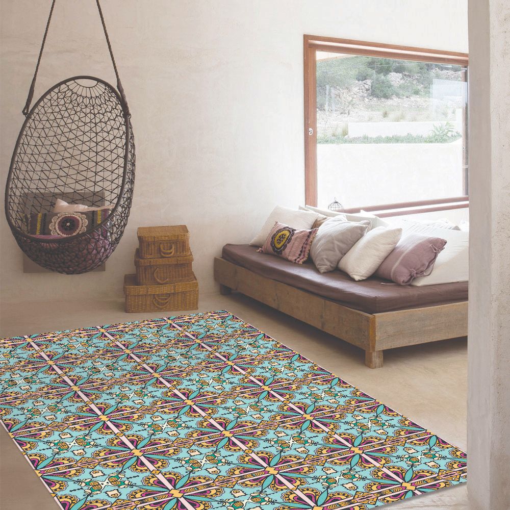 ALFOMBRA VINÍLICA LIVING MANDALA ÁRABE 70X140 CM - 9