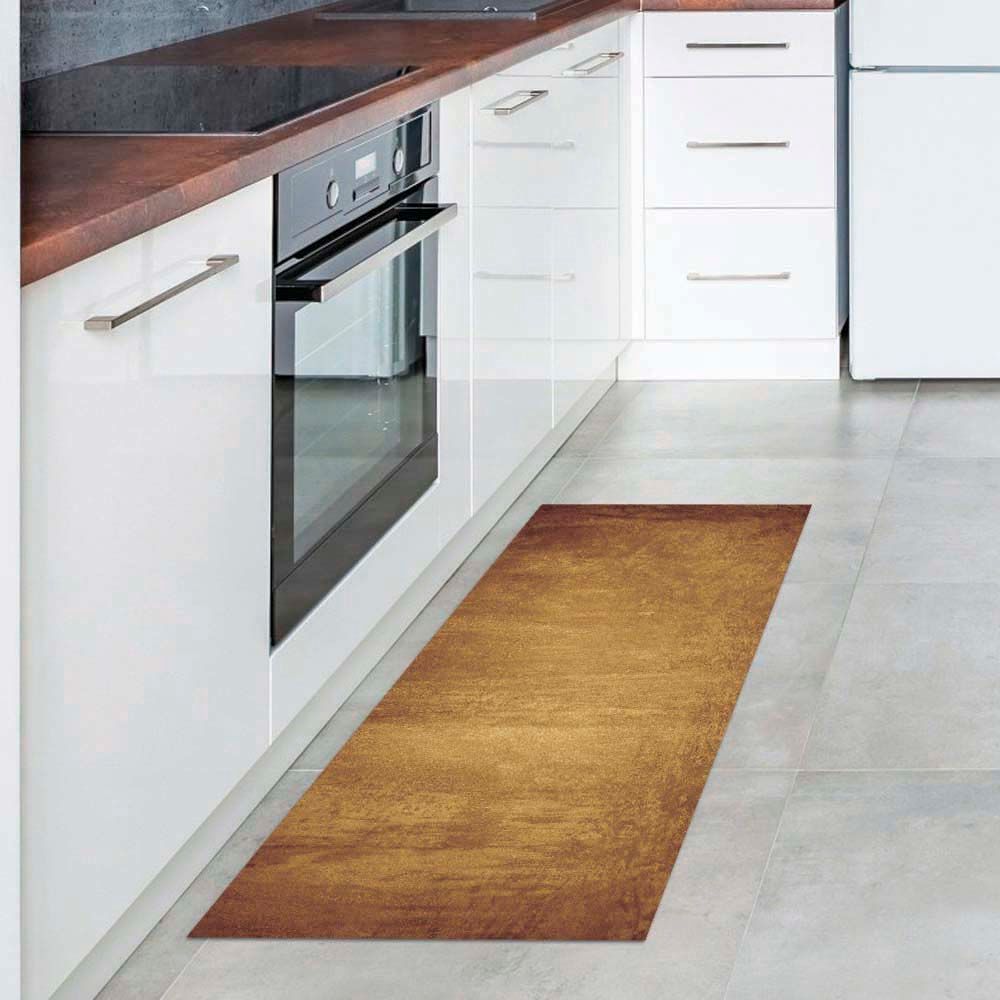 ALFOMBRA VINÍLICA  CEMENTO OCRE 70X100 CM - 5