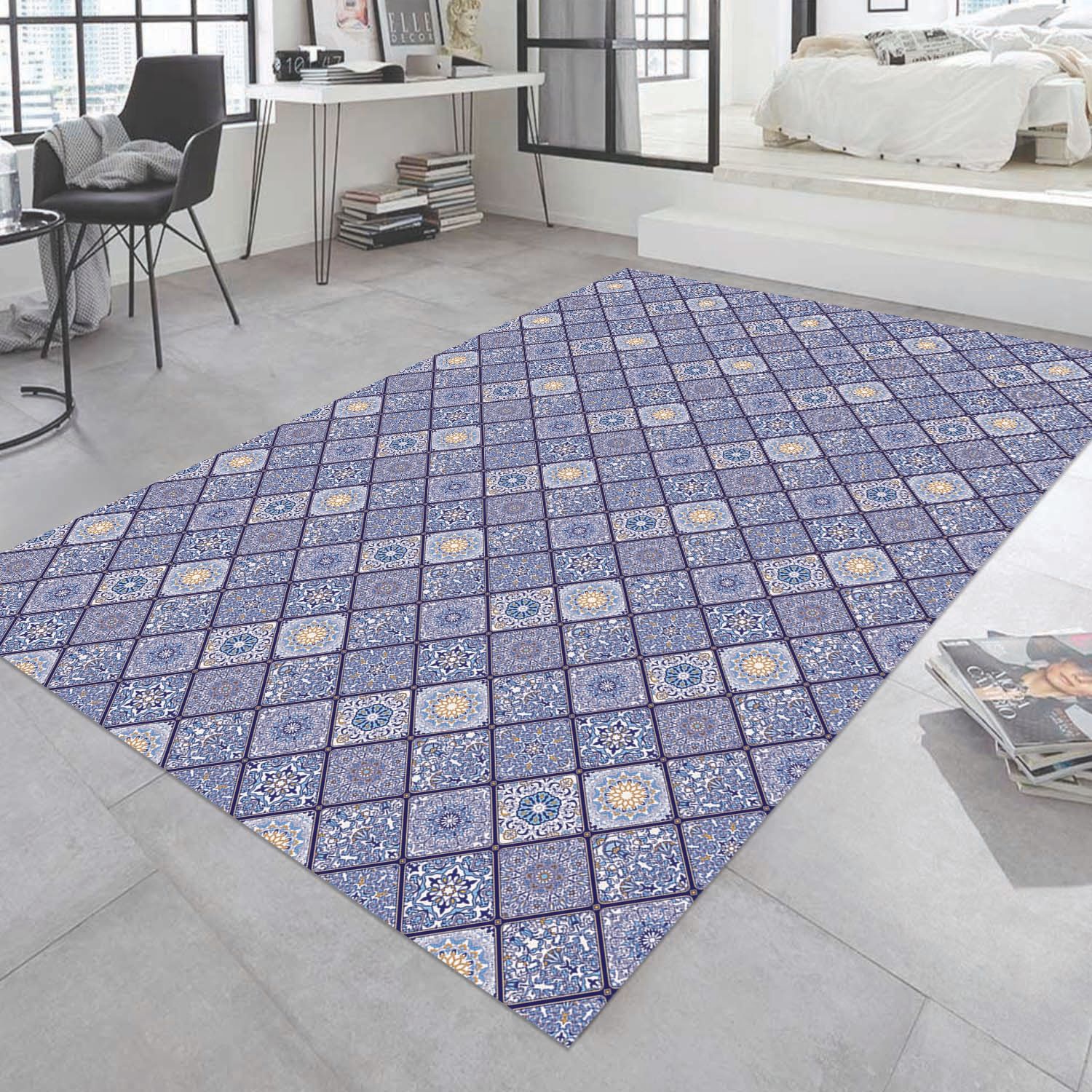 ALFOMBRA VINÍLICA BALDOSA SIRACUSA 140X180 CM - 10