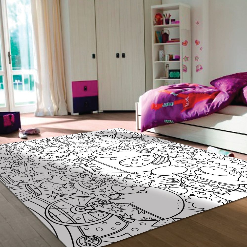 ALFOMBRA VINÍLICA INFANTIL CIRCO DAVANTI 140X160 CM - 2