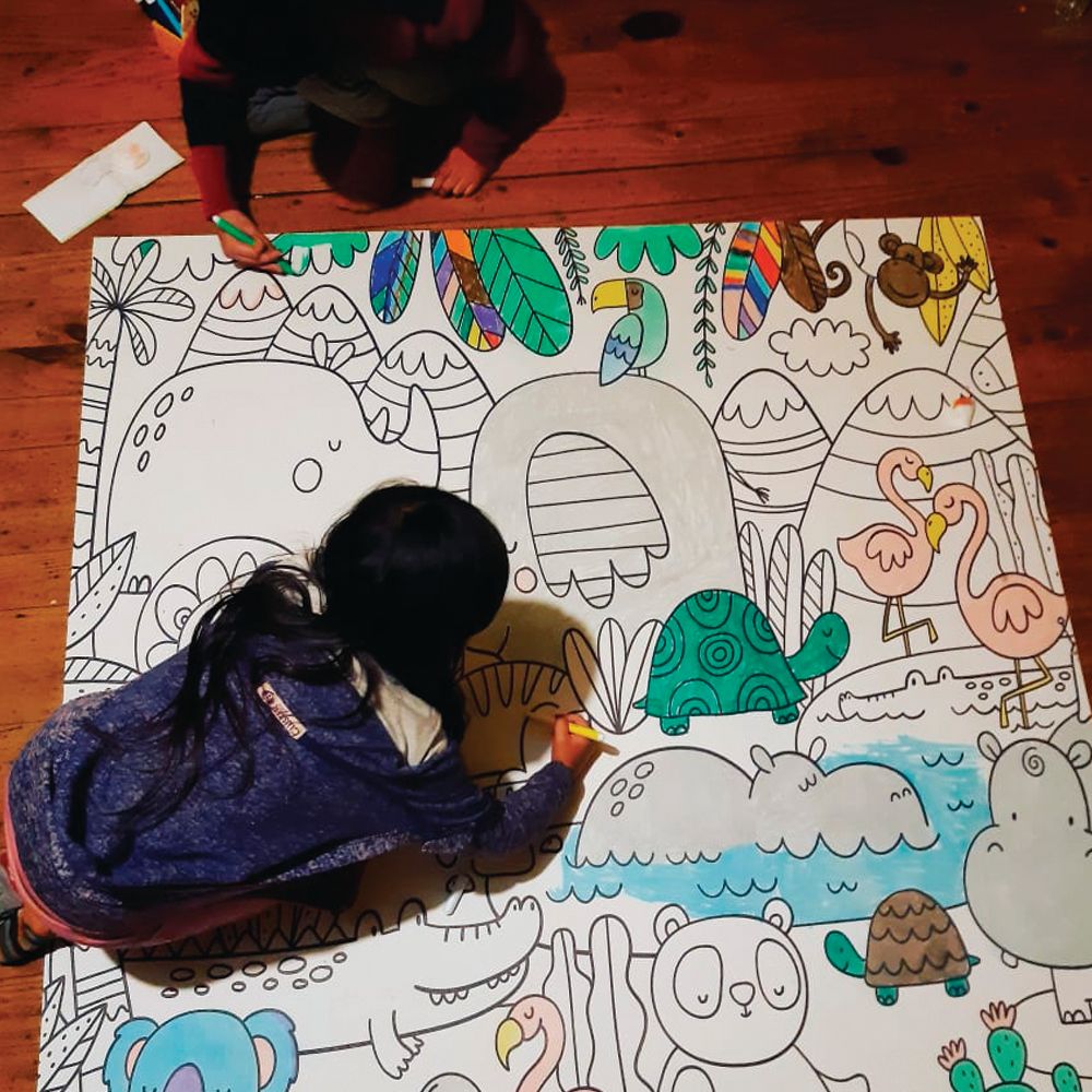 ALFOMBRA VINÍLICA INFANTIL CIRCO DAVANTI 140X160 CM - 4