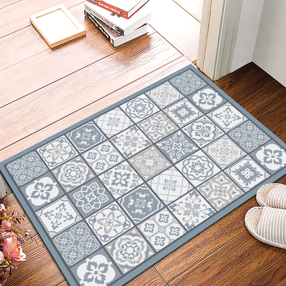 ALFOMBRA VINÍLICA BALDOSA FLORENCIA 50X70 CM - 3