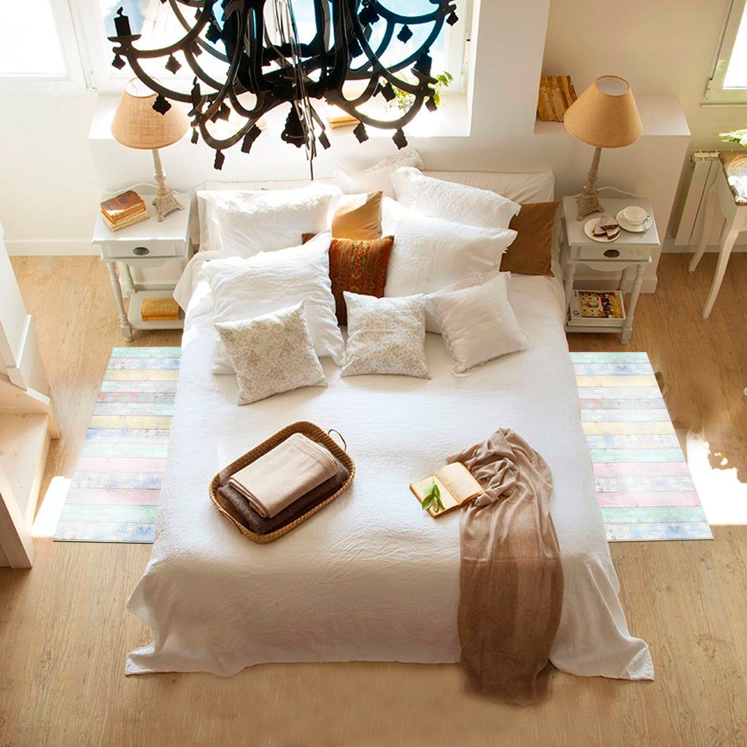 ALFOMBRA VINÍLICA  MADERA VINTAGE VENECIA 50X70 CM - 6