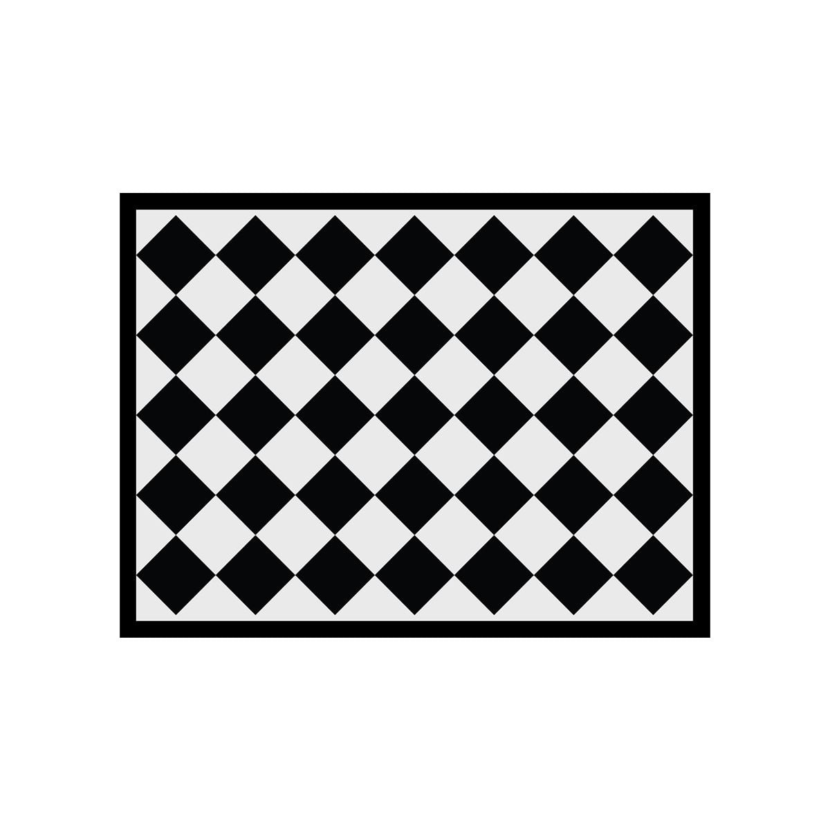 ALFOMBRA VINÍLICA LIVING ROMBO DAMA CLASSIC 70X140 CM - 1