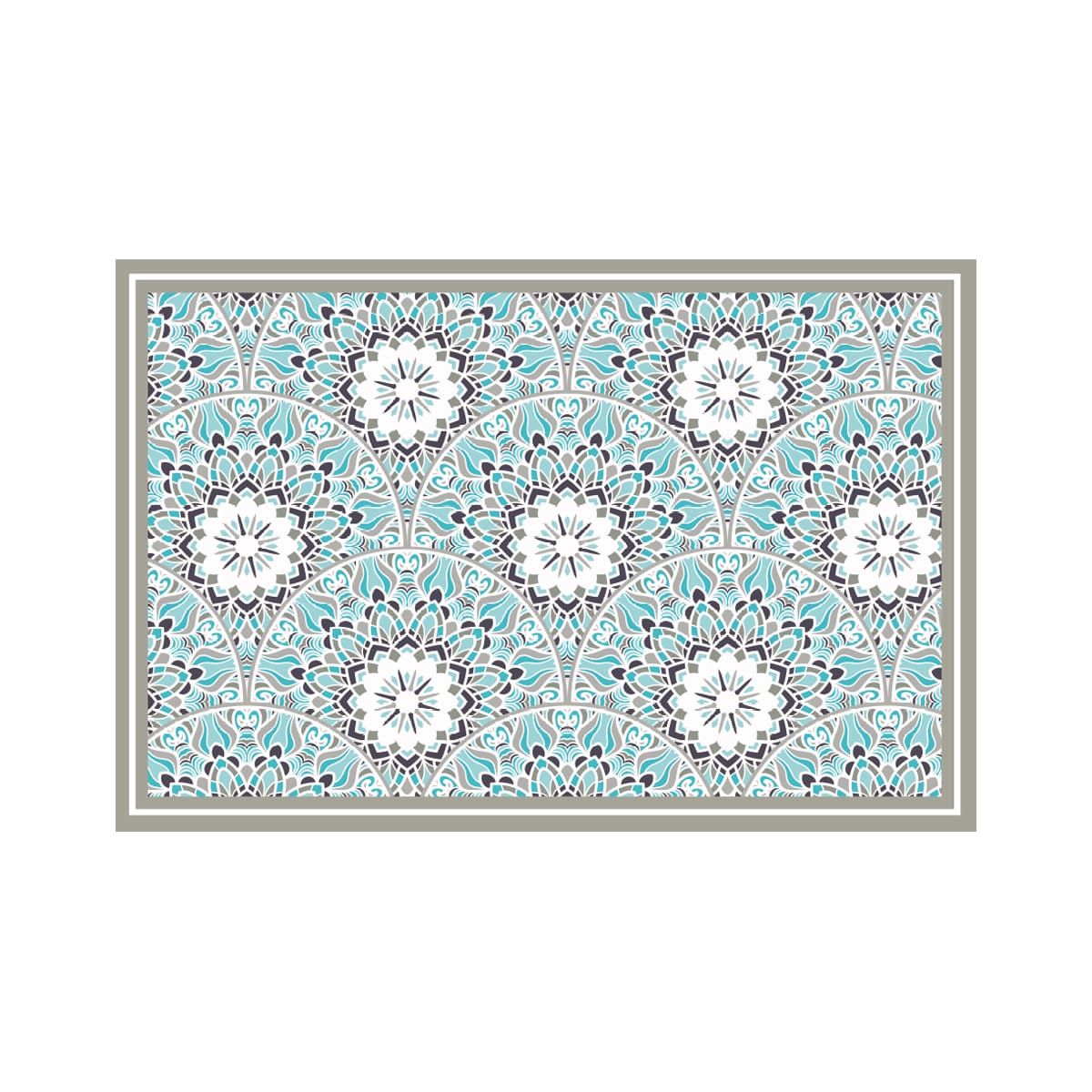 ALFOMBRA VINÍLICA LIVING MANDALA FLOR 140X180 CM - 6