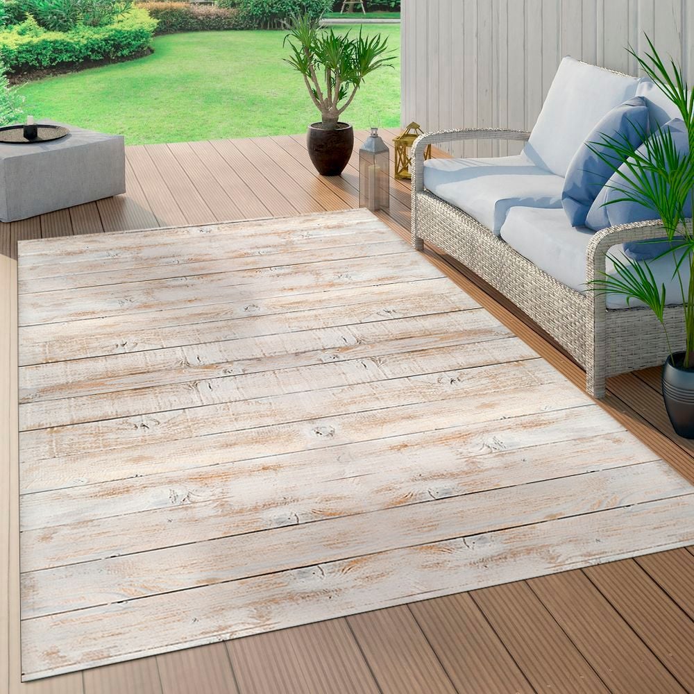 ALFOMBRA VINÍLICA  MADERA VINTAGE NATURAL 70X100 CM - 7
