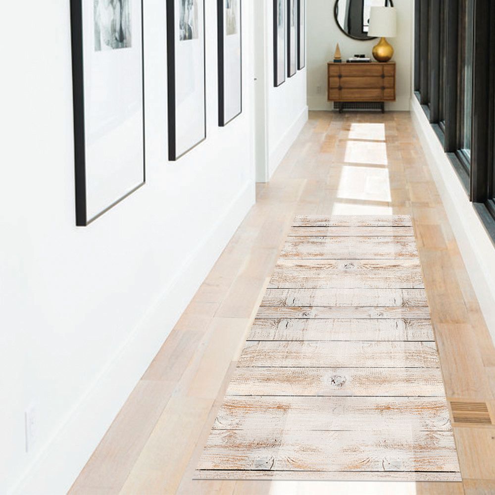 ALFOMBRA VINÍLICA  MADERA VINTAGE NATURAL 70X100 CM - 8