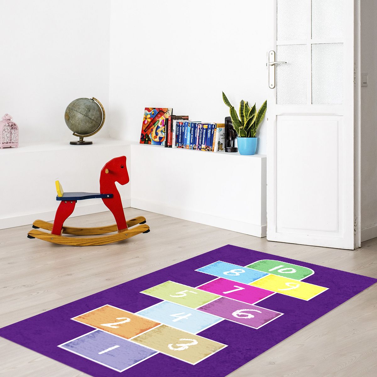 ALFOMBRA VINÍLICA  LUCHE CLÁSICO MORADO 140X160 CM - 2
