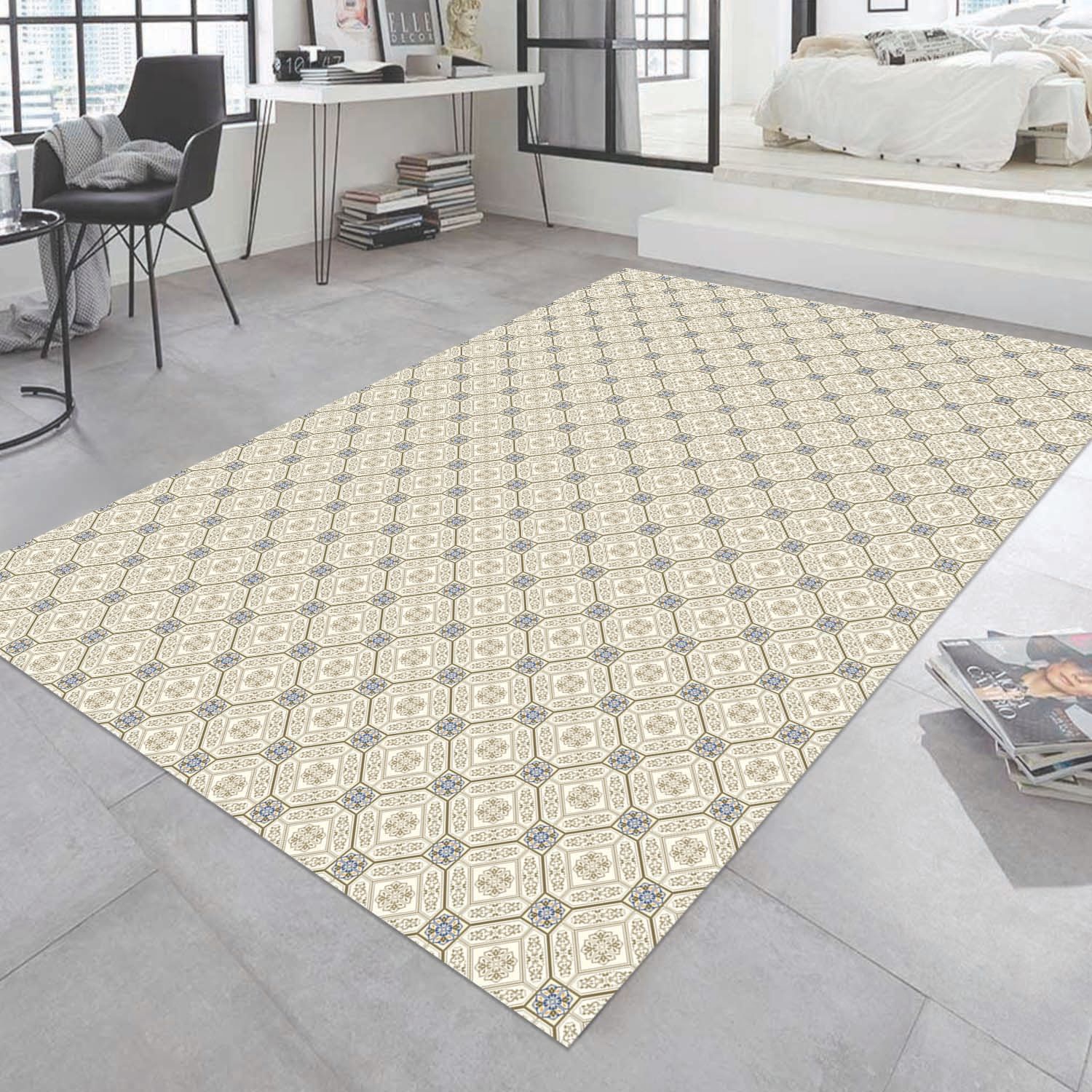 ALFOMBRA VINÍLICA BALDOSA PORTOFINO 70X100 CM - 10