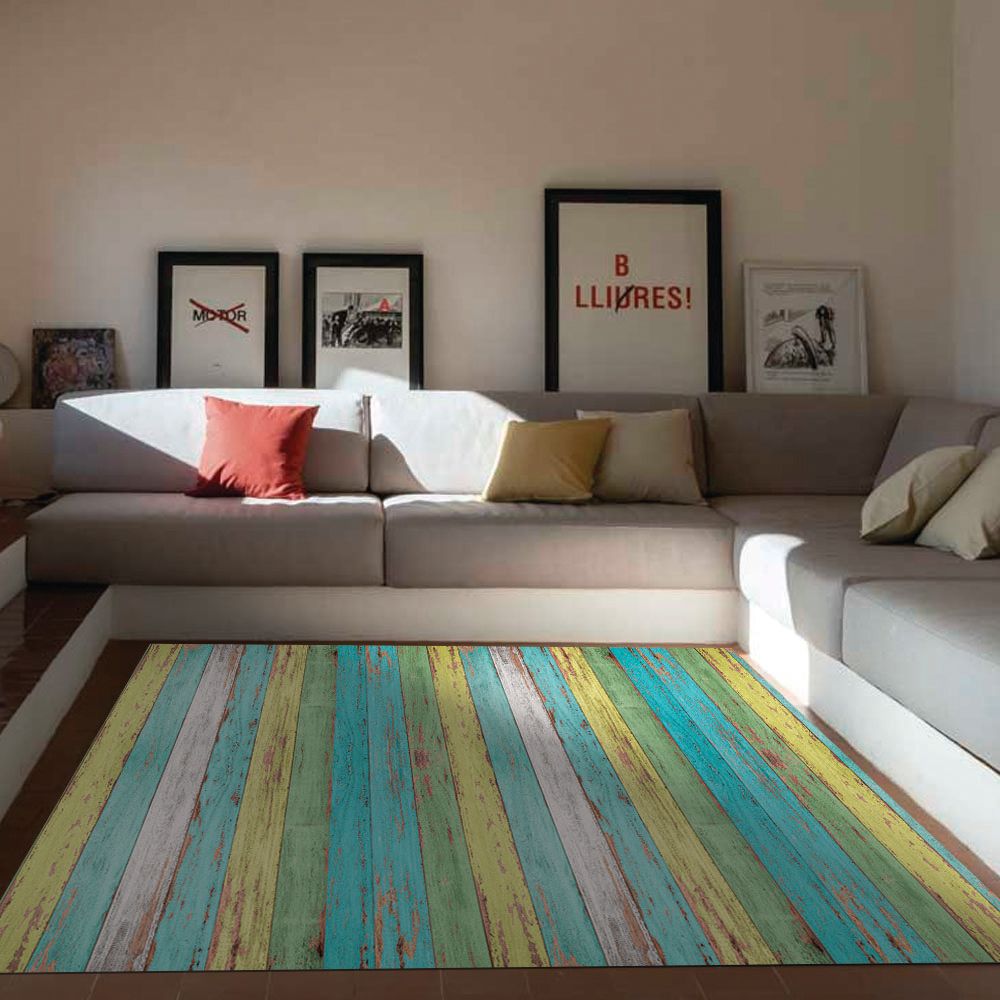 ALFOMBRA VINÍLICA  MADERA VINTAGE CHILOÉ 50X70 CM - 8