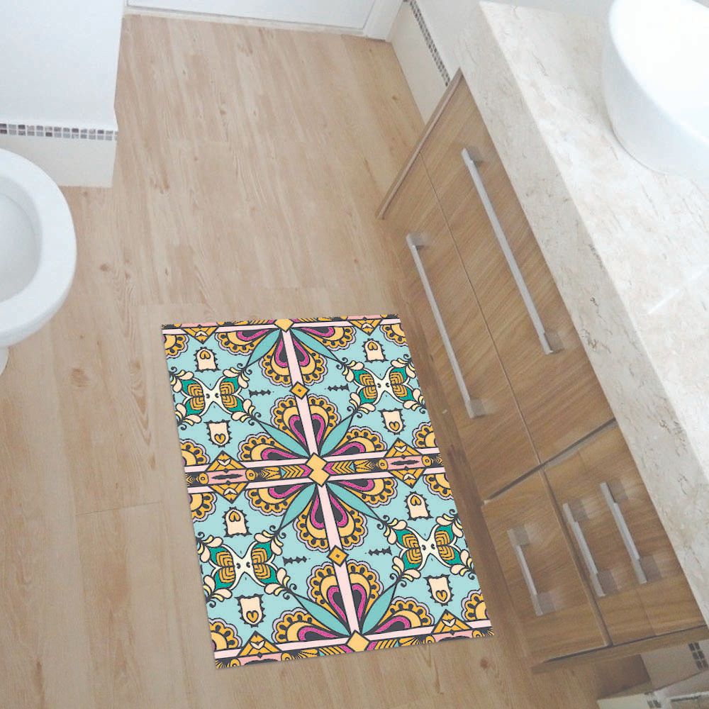 ALFOMBRA VINÍLICA LIVING  MANDALA ÁRABE 140X220 CM - 2