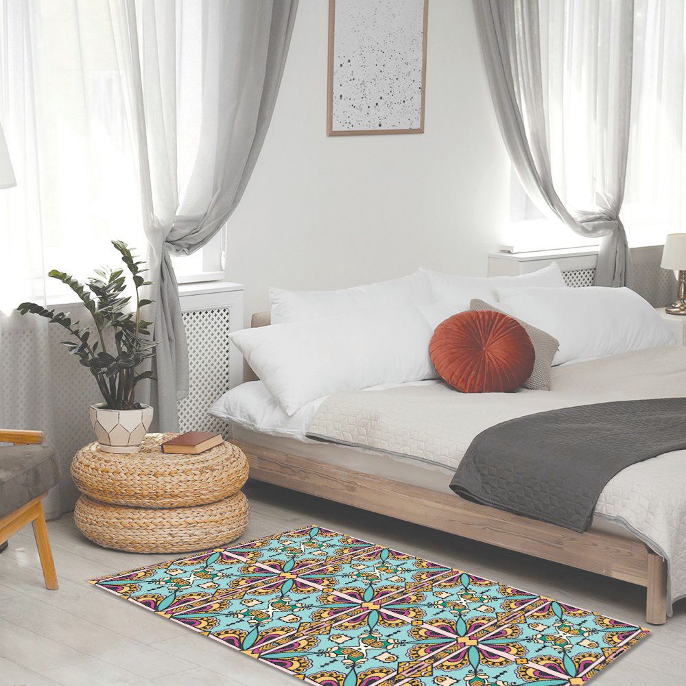 ALFOMBRA VINÍLICA LIVING  MANDALA ÁRABE 140X220 CM - 7