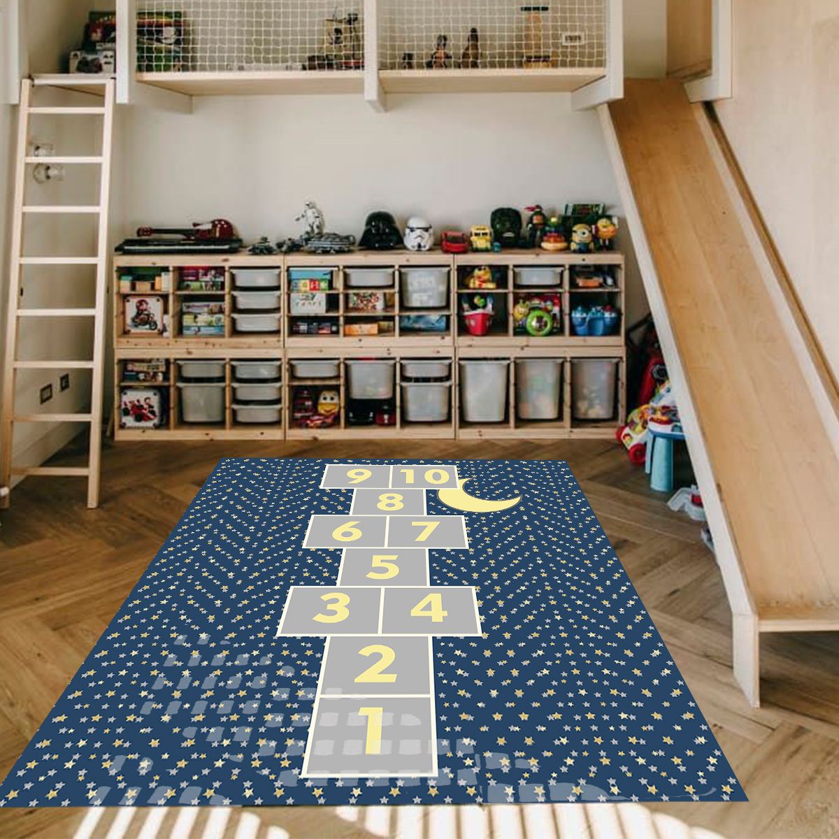 ALFOMBRA VINÍLICA INFANTIL LUCHE COSMOS 140X160 CM - 2
