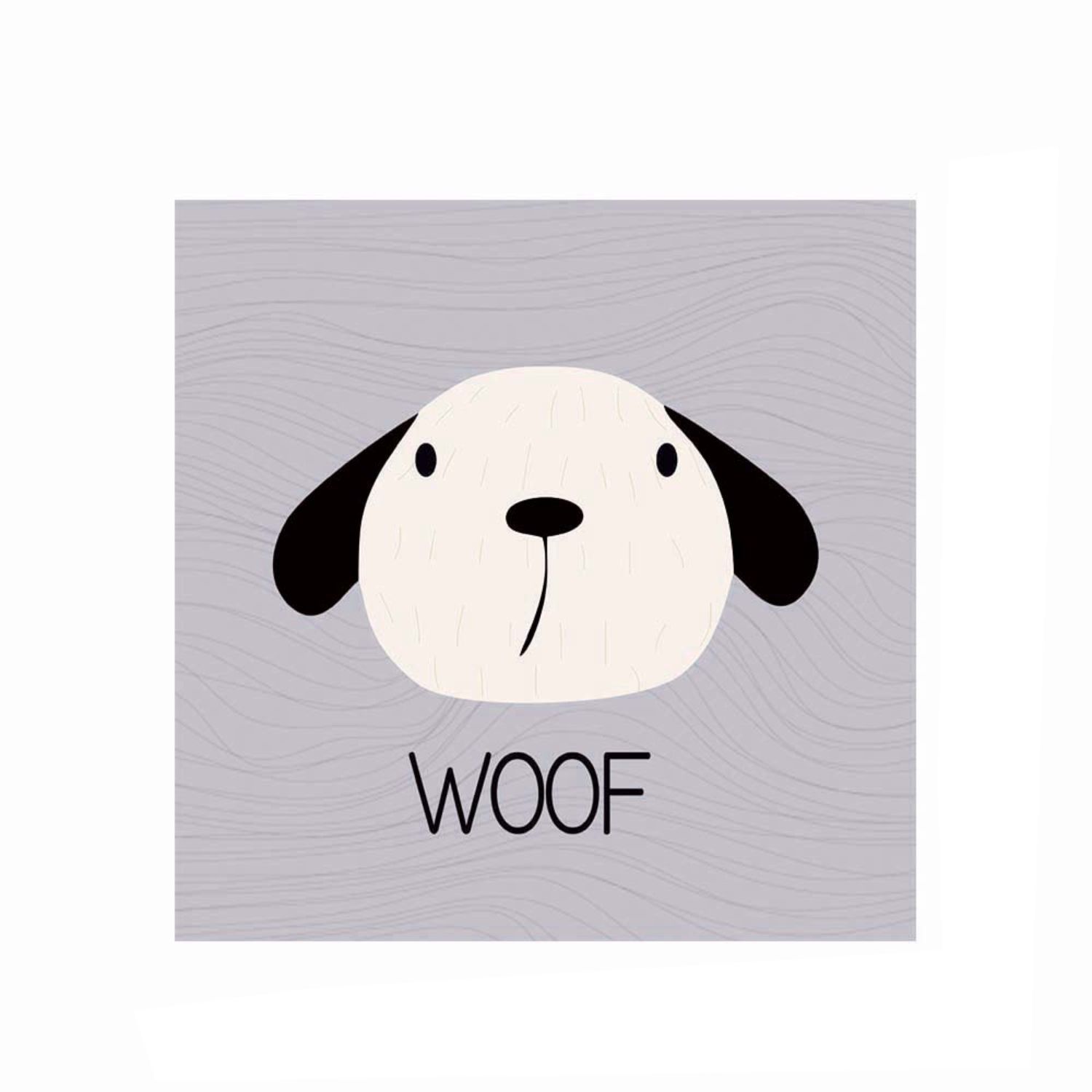 ALFOMBRA VINILICA PET WOOF ANTIDESLIZANTE 70X70 CM