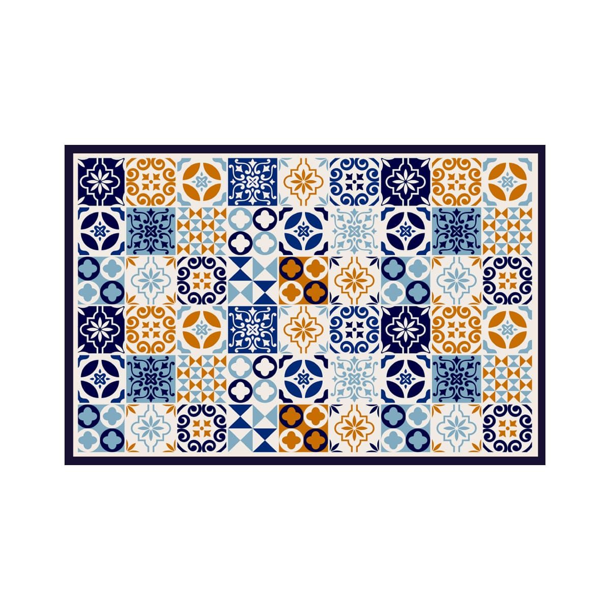 ALFOMBRA VINÍLICA BALDOSA MEDITERRÁNEA 50X70 CM - 6