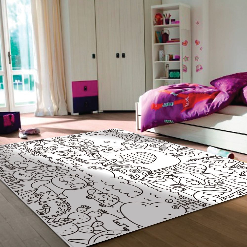 ALFOMBRA VINÍLICA INFANTIL JUNGLA DAVANTI 140X160 CM - 2