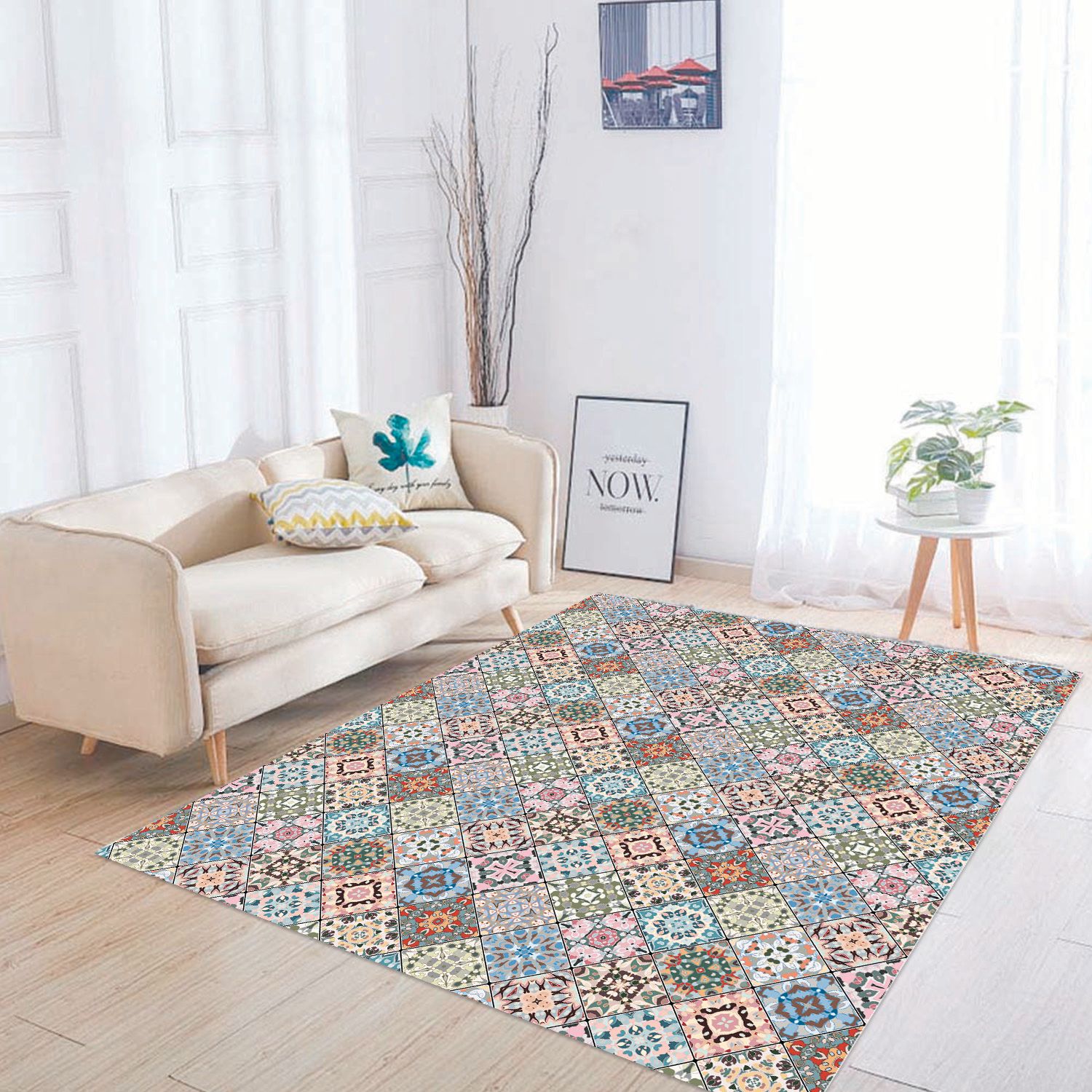 ALFOMBRA VINÍLICA BALDOSA NIZA 140X160 CM - 6