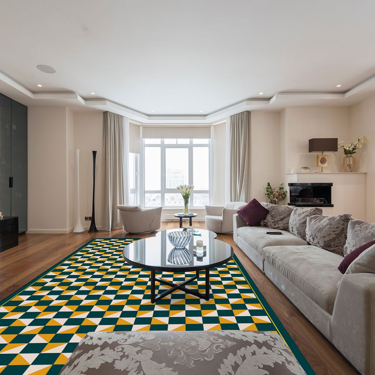 ALFOMBRA VINÍLICA LIVING  TABLERO MUSTARD 50X70 CM - 10