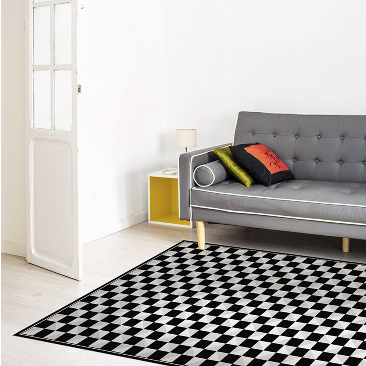 ALFOMBRA VINÍLICA TABLERO BLACK MIRROR 70X100 CM - 10