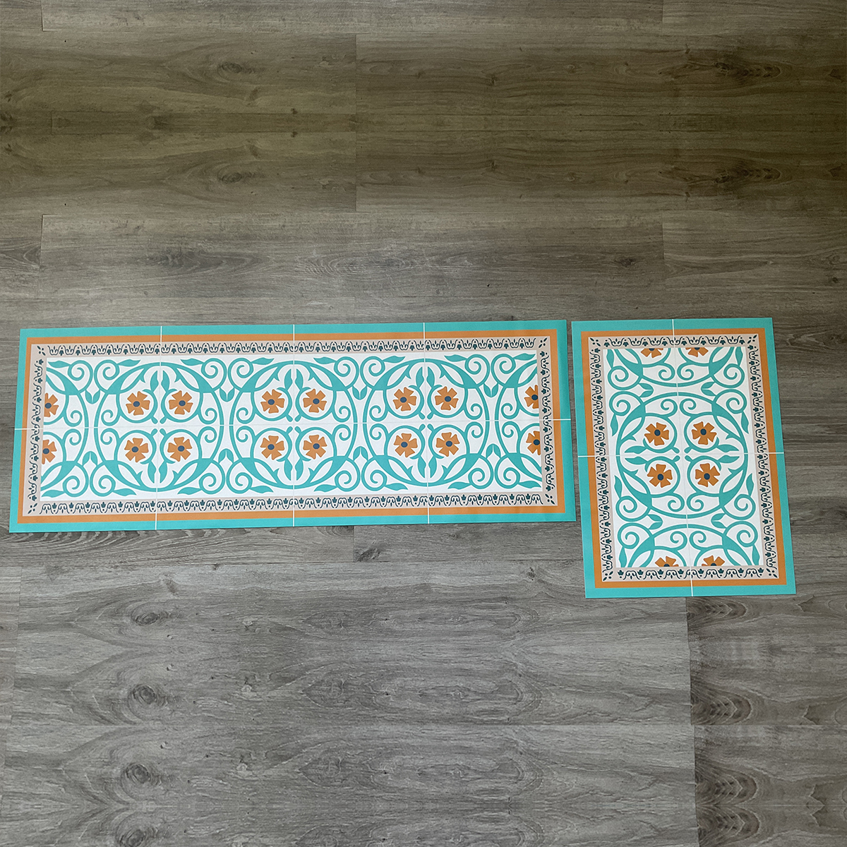 SET 2 ALFOMBRAS DE COCINA FLOR DE ESPARTA - 9