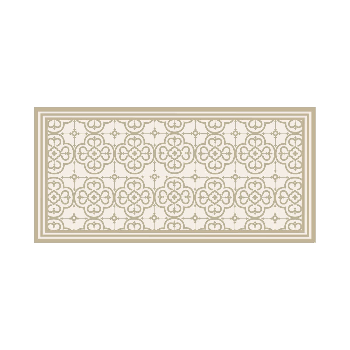 ALFOMBRA VINÍLICA LIVING FLOR ÁRABE ARENA 50X70 CM - 11