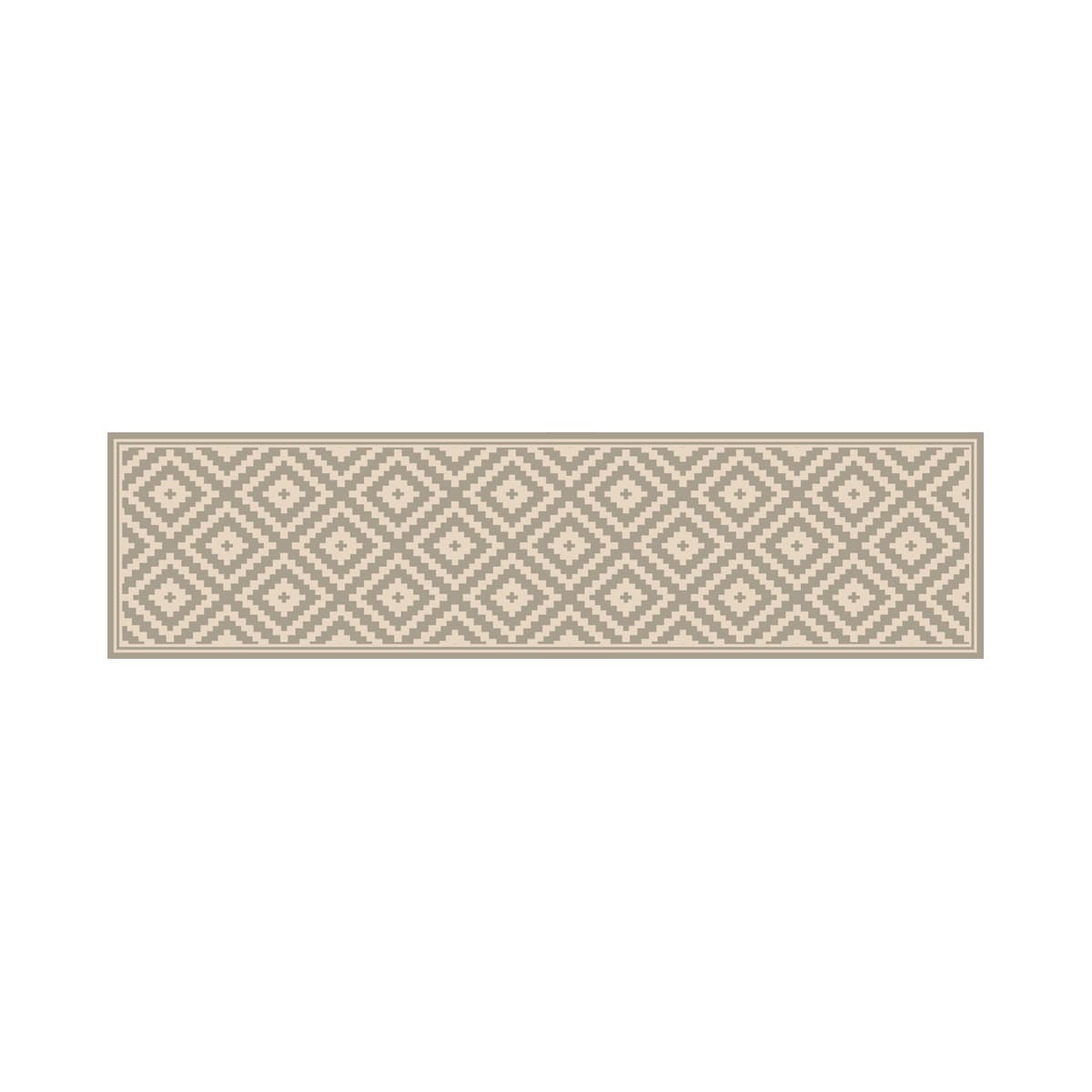 ALFOMBRA VINÍLICA ROMBO CENIZA 70X140 CM - 3