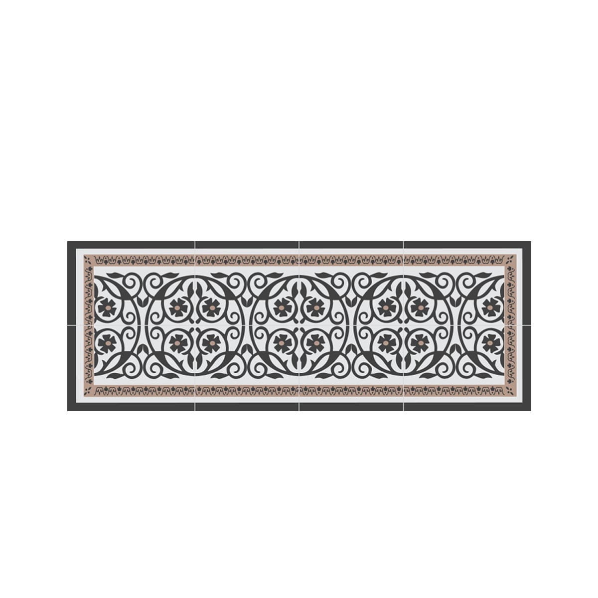 SET 2 ALFOMBRAS DE COCINA FLOR DE ATENAS - 6