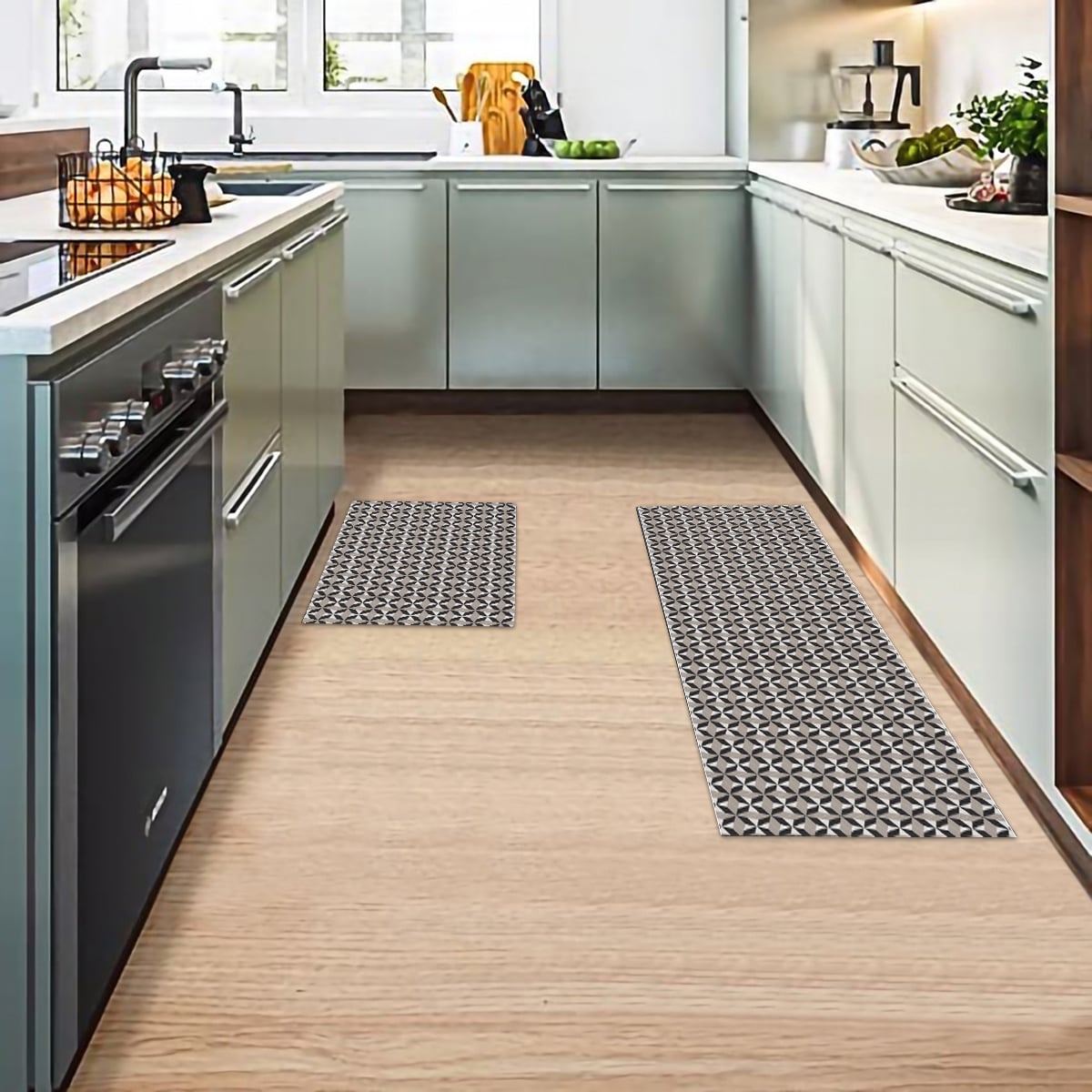 SET 2 ALFOMBRAS DE COCINA PSICODELIA - 3