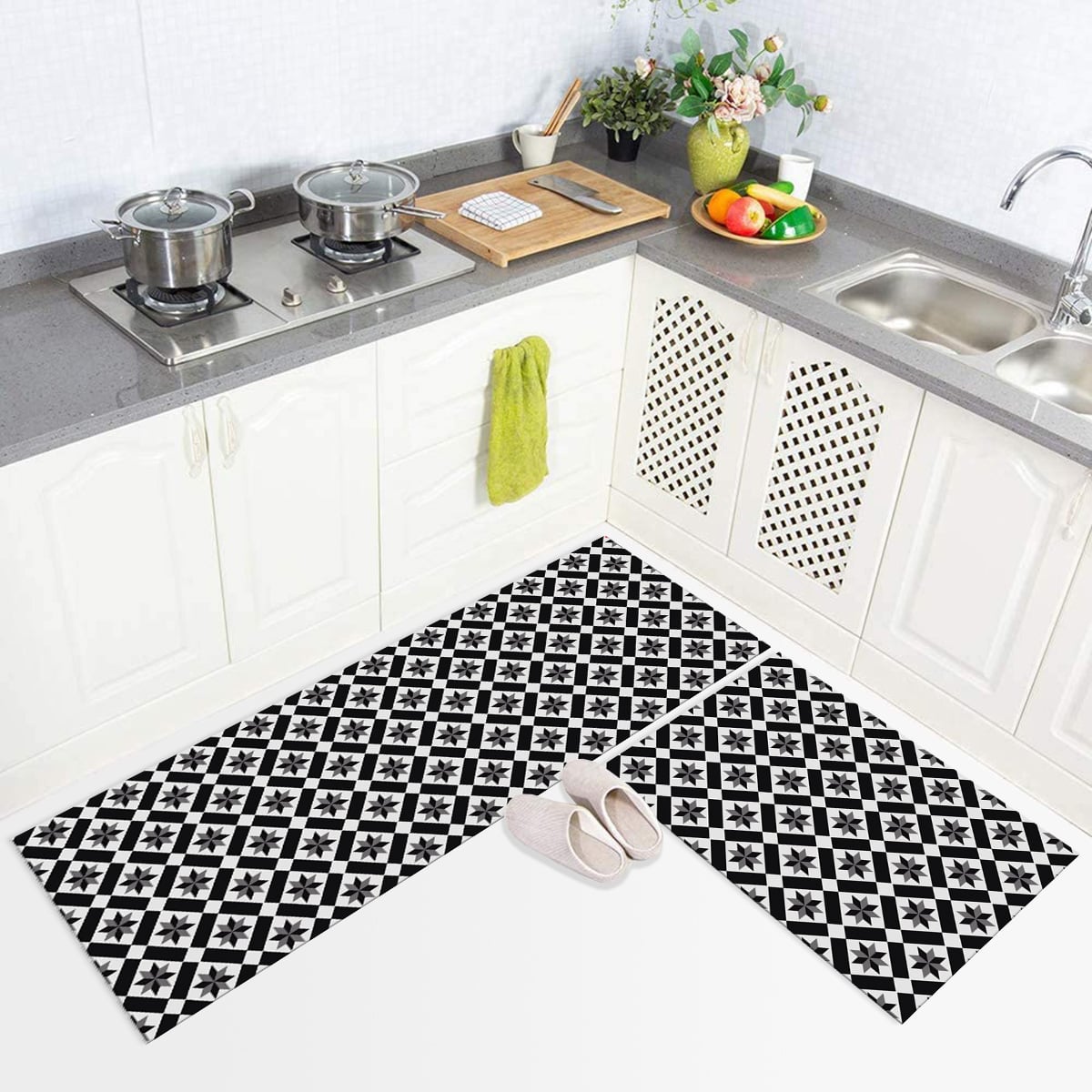 SET 2 ALFOMBRAS DE COCINA ESTRELLA DEL SUR - 1