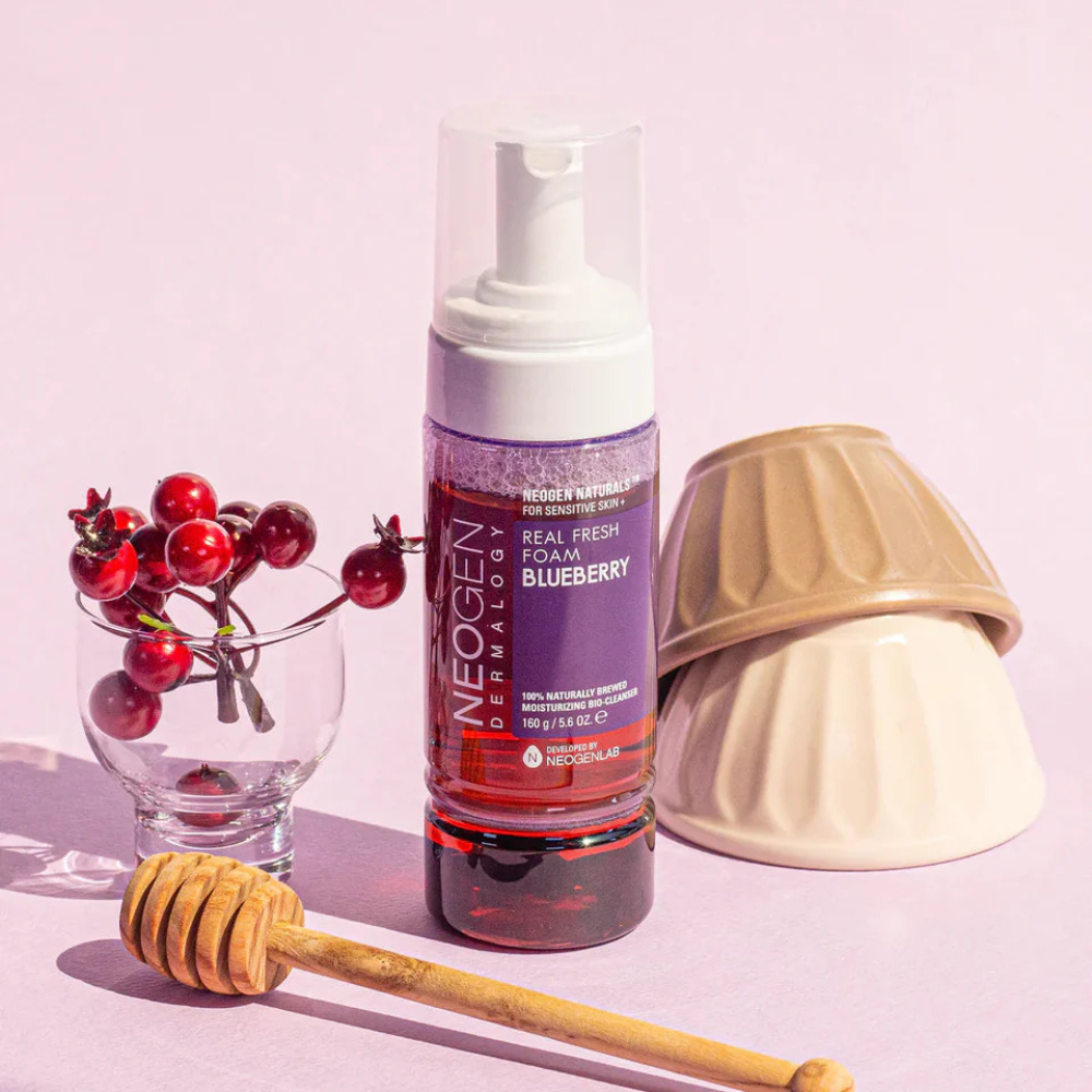 REAL FRESH FOAM CLEANSER BLUEBERRY | COSME TICA COREANA - 2