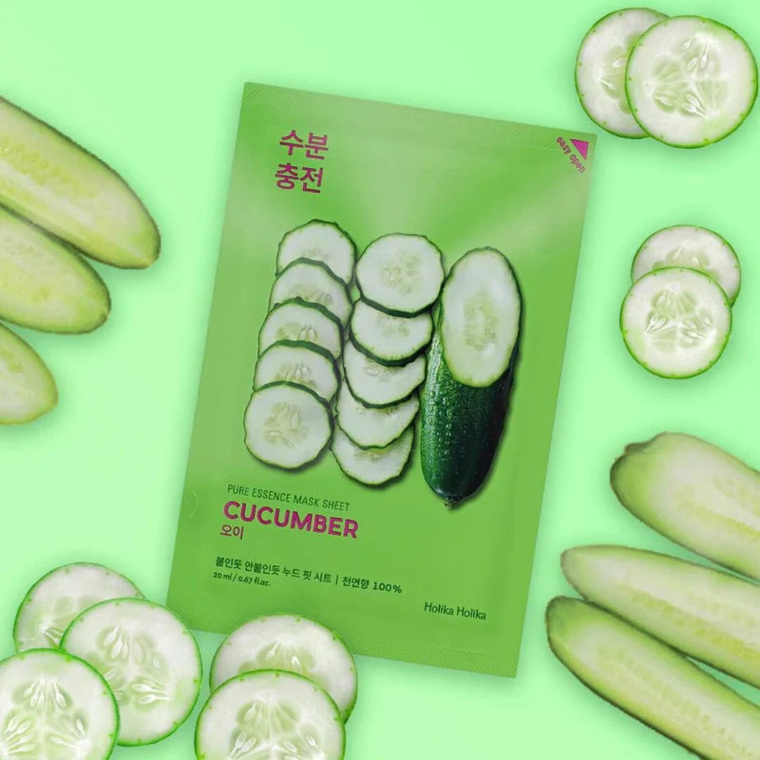 MASCARILA FACIAL DE PEPINO HOLIKA COSME TICA COREANA - 2
