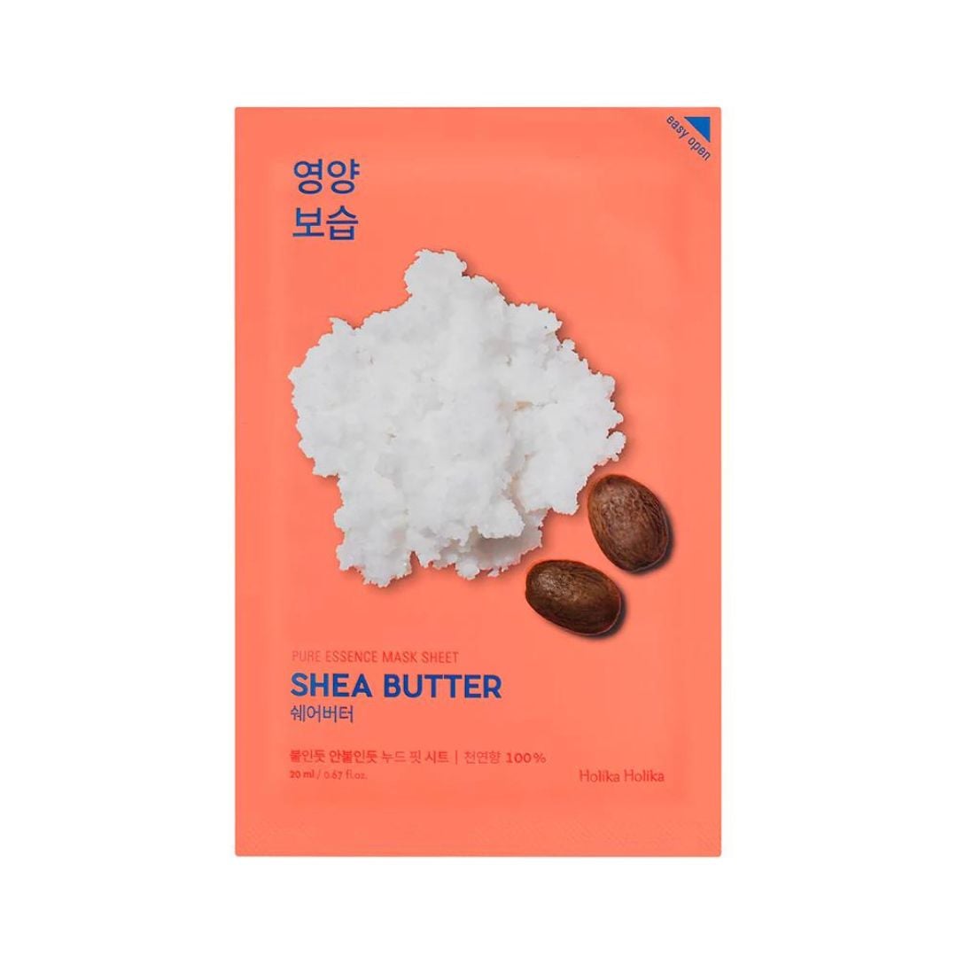 MASCARILA FACIAL DE MANTECA KARITE HOLIKA COSME TICA COREANA - 1