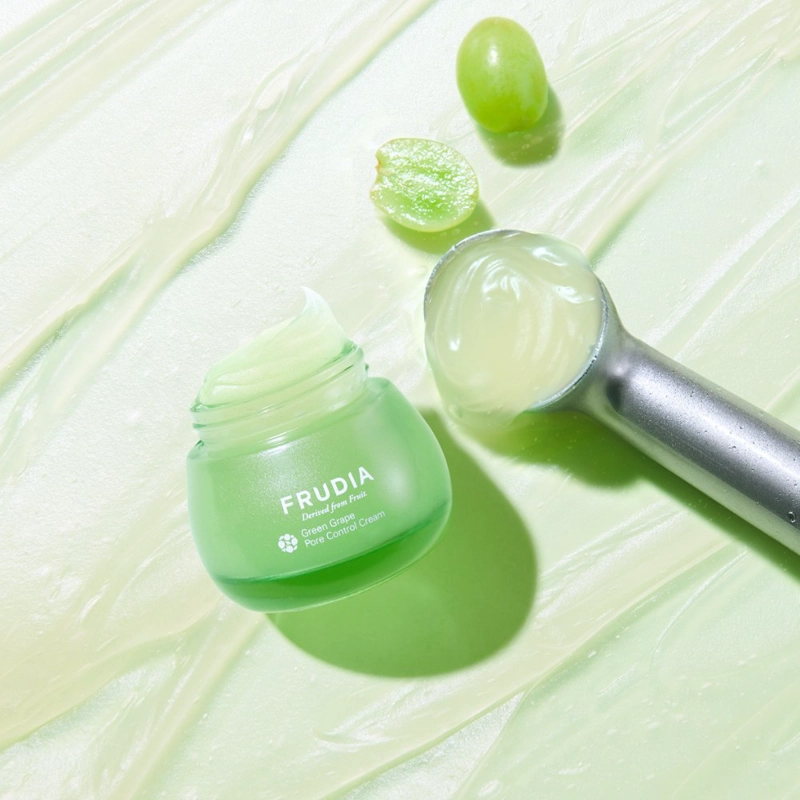CREMA TRATAMIENTO POROS UVA VERDE FRUDIA COSMETICA COREANA - 3