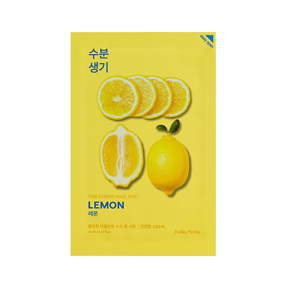 MASCARILA FACIAL DE LIMON HOLIKA COSME TICA COREANA - 1